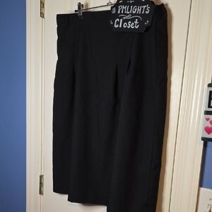 First Lady Classic Black Skirt 14 Pleated